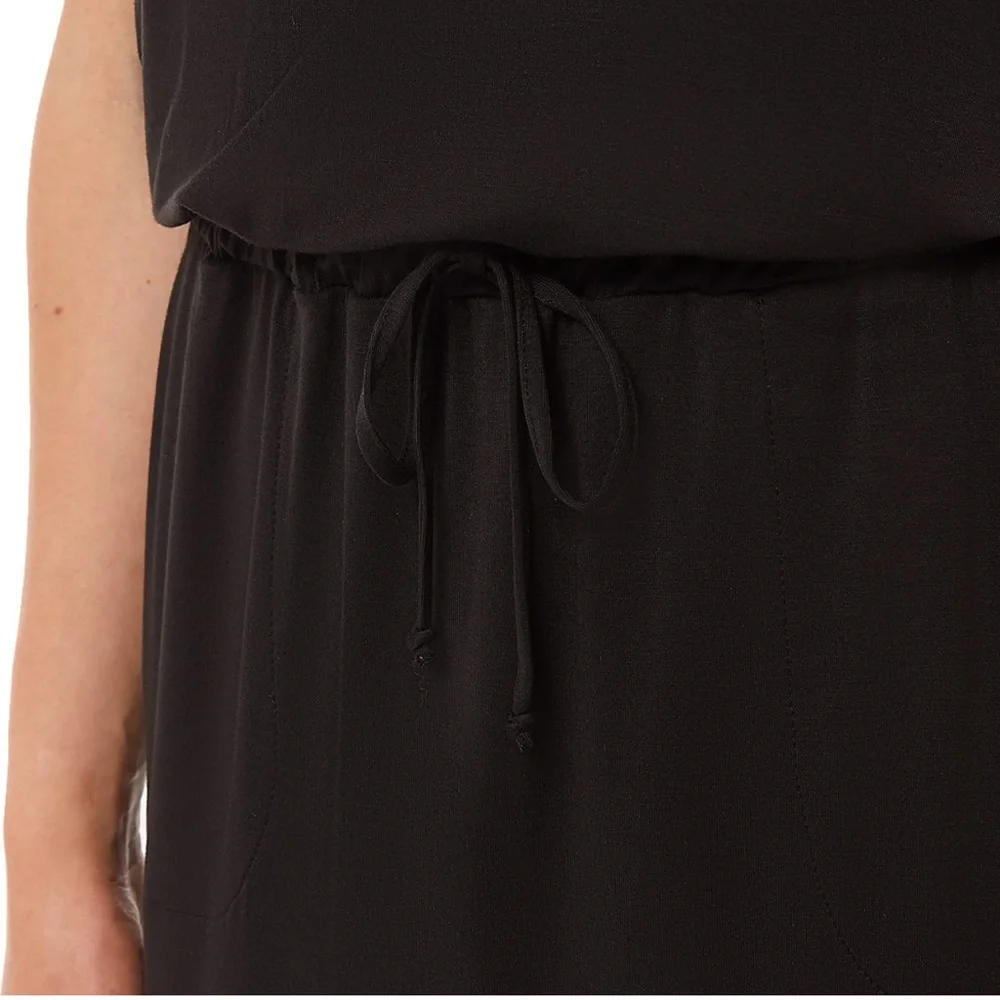 32 Degrees Cool Women's Short Sleeve Comfy Draw String Waist Lux Dress - Picture 4 of 5
